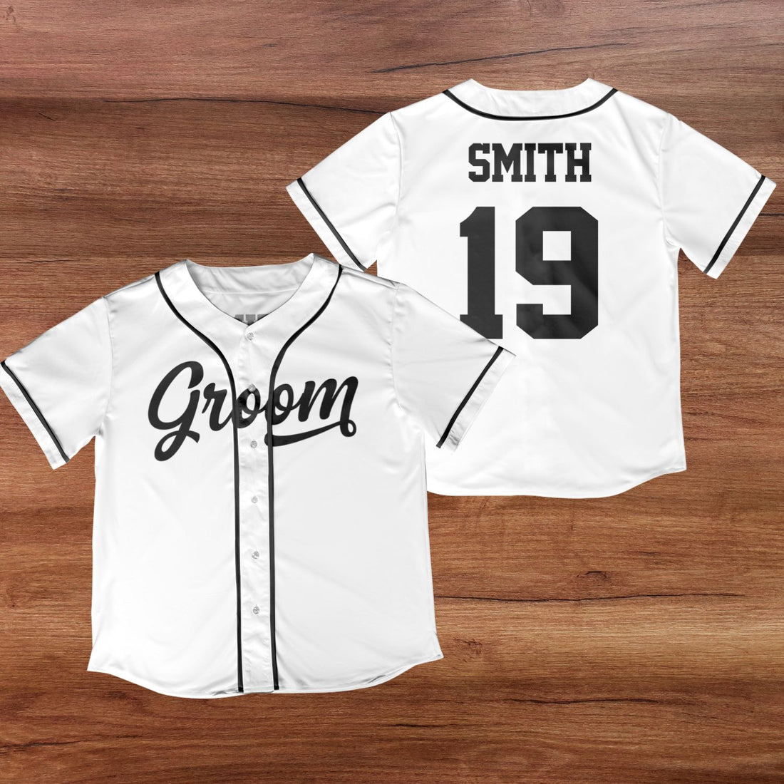 Custom Bachelor Party Groomsmen Best Man Gift Baseball Jersey Shirt