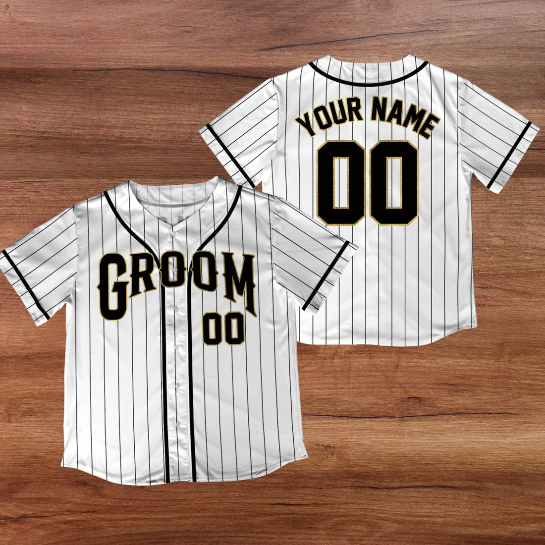 Custom Bachelor Party Groomsmen Best Man Gift Baseball Jersey Shirt
