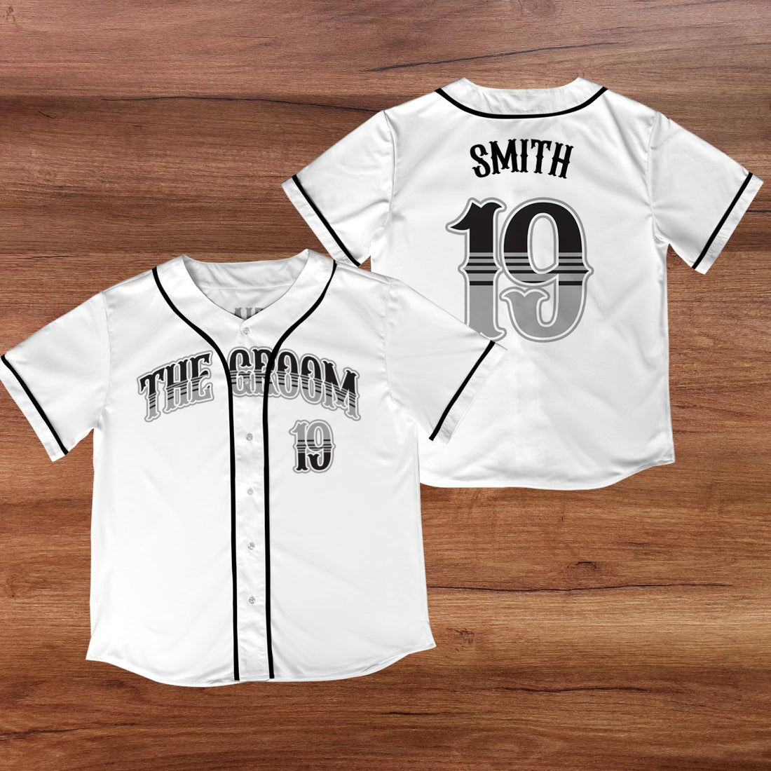 Custom Bachelor Party Groomsmen Best Man Gift Baseball Jersey Shirt