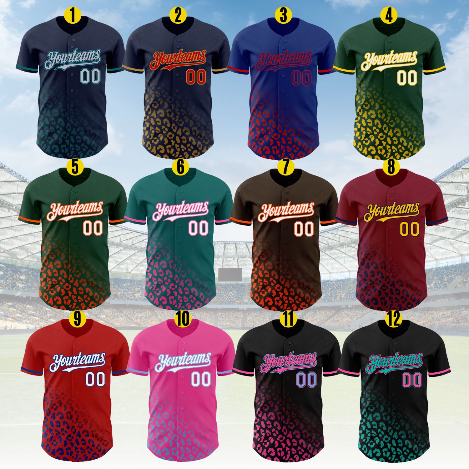 Custom Baseball Jersey Personalized Baseball Sports Uniform For Men Women Boy
