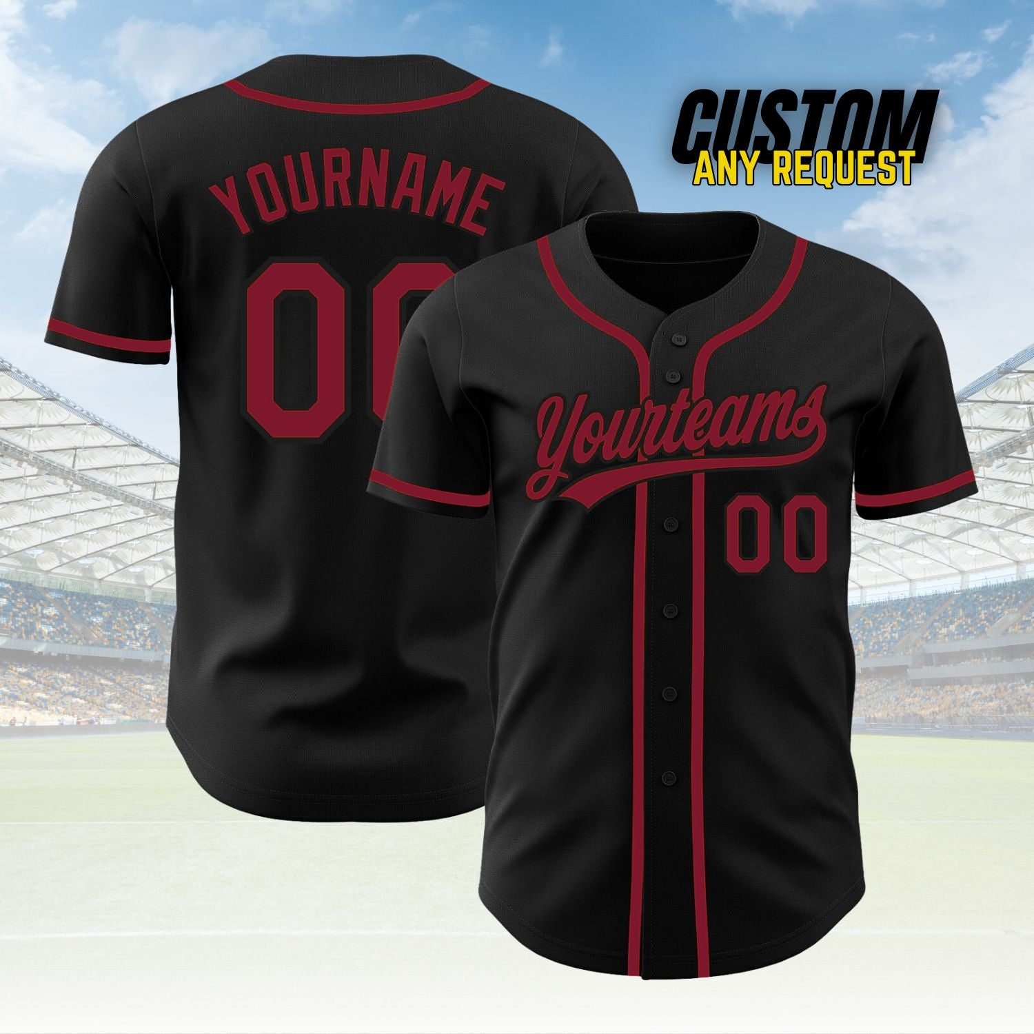Custom Baseball Jersey Personalized Baseball Sports Uniform For Men Women Boy