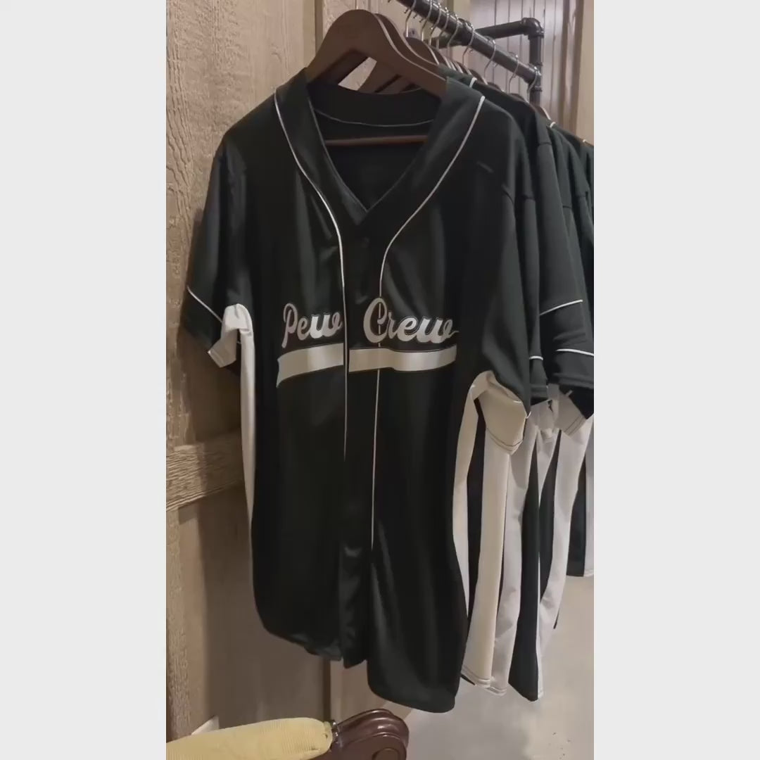 Custom Bachelor Party Groom & Groomsmen Baseball Jersey Shirt W4